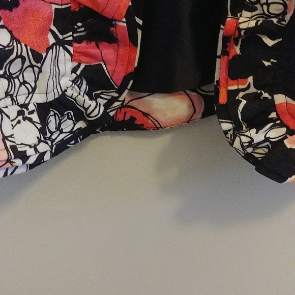 KIM ROGERS Floral Jacket 100% Linen - Picture 5 of 8